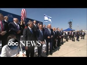 Read more about the article President Biden kicks off Middle East trip in Israel