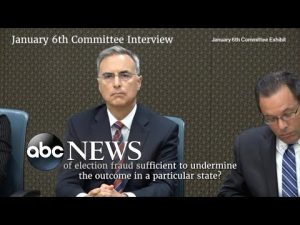 Read more about the article Jan. 6 committee shows testimony from former White House counsel