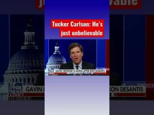 Read more about the article Tucker Carlson reacts to Newsom blasting DeSantis  #shorts