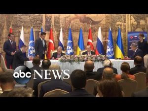 Read more about the article Russia and Ukraine sign a deal ending grain blockade