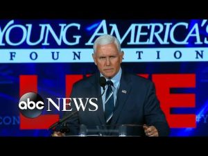 Read more about the article Mike Pence speaks in DC hours before Trump l ABC News