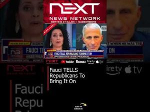 Read more about the article Fauci TELLS Republicans To Bring It On #shorts