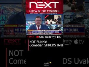 Read more about the article NOT FUNNY: Comedian SHREDS Uvalde City Council #shorts