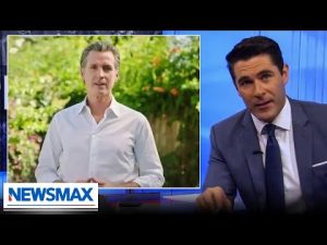 Read more about the article Rob Schmitt: Gavin Newsom trying to get FLORIDA to vote Democrat?!