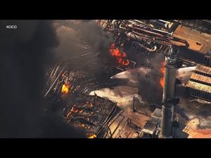 Read more about the article ‘Major fire’ ignites at natural gas plant in Oklahoma
