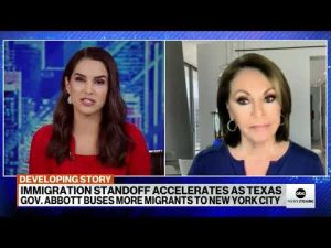 Read more about the article Immigration standoff accelerates as Texas Gov. Abbot buses more migrants to NYC | ABCNL
