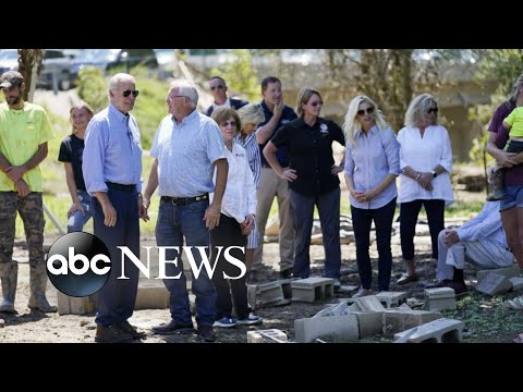 You are currently viewing Biden visits Kentucky, Democrats defend sweeping bill