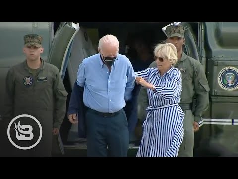 You are currently viewing Jill Biden Forced to Rescue Joe When He Gets Stuck Like a Senile Old Man On the Tarmac
