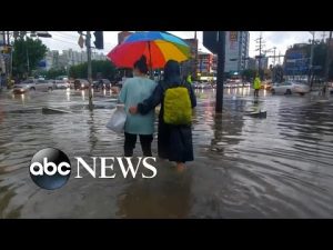 Read more about the article At least 9 dead in flooding as torrential rain batters Seoul