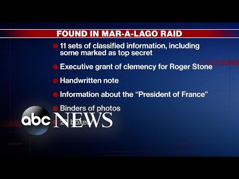 You are currently viewing FBI found classified docs from Trump’s Mar-a-Lago estate