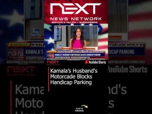 Read more about the article Kamala’s Husband’s Motorcade Blocks Handicap Parking #shorts
