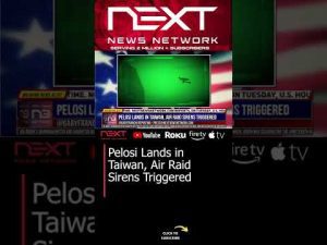 Read more about the article Pelosi Lands in Taiwan, Air Raid Sirens Triggered #shorts