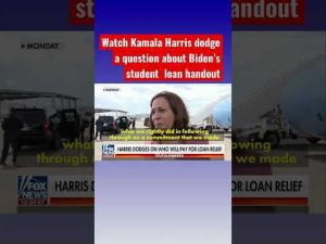 Read more about the article Kamala Harris is refusing to say who is paying for student loan handout #shorts