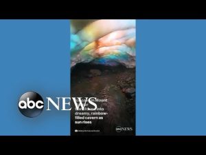 Read more about the article Ice cave transforms into rainbow fairytale in Mount Rainier