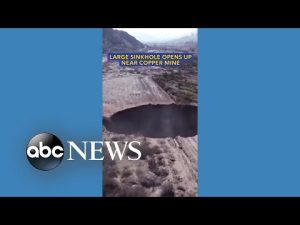 Read more about the article Huge sinkhole appears near copper mine