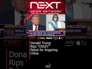 Read more about the article Donald Trump Rips “CRAZY” Pelosi for Angering China #shorts