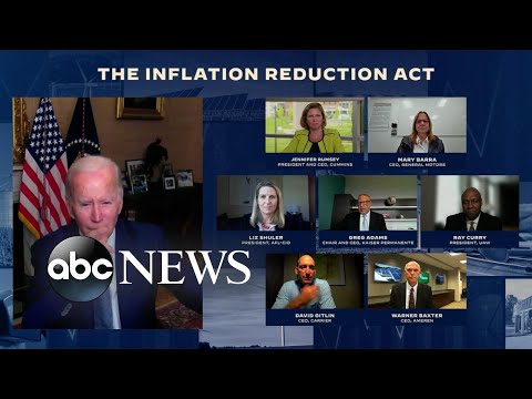You are currently viewing Biden urges Congress to pass Inflation Reduction Act