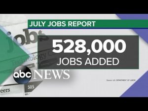 Read more about the article ABC News Live: July jobs report shows 528,000 jobs have been added to the U.S. economy