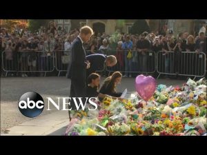 Read more about the article Harry and Meghan join William and Kate to view tributes