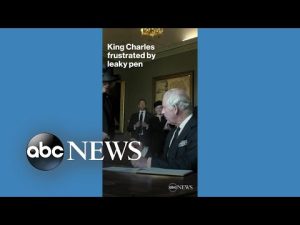 Read more about the article King Charles frustrated by leaky pen