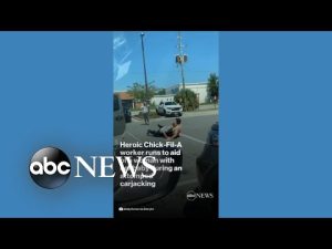 Read more about the article Chick-fil-A employee aids woman with baby during attempted carjacking | ABC News