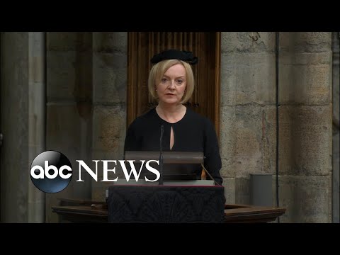 You are currently viewing British Prime Minister Liz Truss’ reading at the funeral of Queen Elizabeth II | ABC News