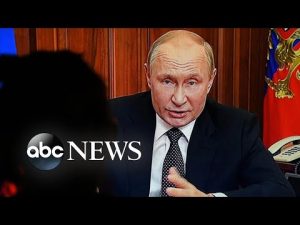Read more about the article Putin declares partial mobilization as war in Ukraine escalates l GMA