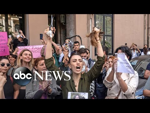 You are currently viewing Iran death protests, beached whales, Hurricane Fiona: World in Photos, Sept. 21.