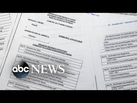 You are currently viewing Judge unseals more inventory FBI seized from Mar-a-Lago