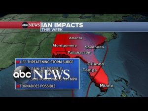 Read more about the article Ian strengthens into hurricane as it moves toward Florida’s Gulf Coast