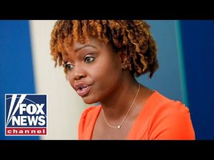 Read more about the article Karine Jean-Pierre roasted for answer to Fox News’ question