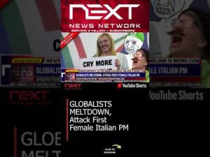 Read more about the article GLOBALISTS MELTDOWN, Attack First Female Italian PM #shorts
