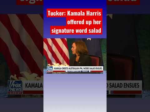 You are currently viewing Tucker laughs at Kamala Harris’ latest blunder #shorts