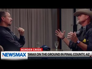 Read more about the article Sheriff Mark Lamb speaks with Newsmax’s border correspondent on trafficking at the border