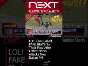 Read more about the article LOL! CNN Called FAKE NEWS To Their Face After Leftist Media Attacks New Italian PM #shorts