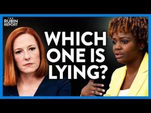 Read more about the article Watch Press Secretary’s Face When She’s Told What Jen Psaki Just Said | @The Rubin Report