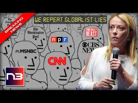 You are currently viewing WATCH These Media Mockingbirds Sing The Same Tune To DESTROY First Female Italian Prime Minister