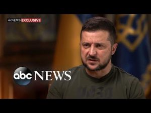 Read more about the article Exclusive interview with President Zelenskyy as Ukraine calls on US l GMA
