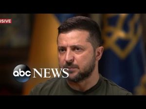 Read more about the article David Muir’s exclusive interview with Ukrainian President Volodymyr Zelenskyy