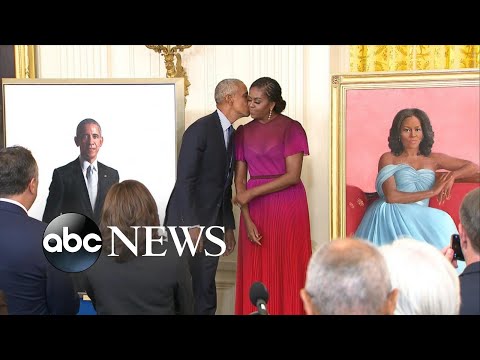 You are currently viewing Barack and Michelle Obama return to the White House for portrait unveiling