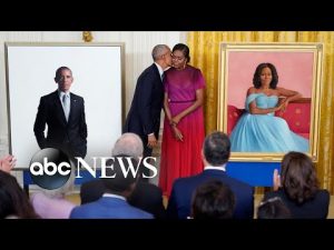 Read more about the article Obamas’ portraits revealed, wildfires, Hugh Jackman fans: World in Photos, Sept. 8