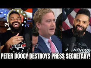 Read more about the article Peter Doocy Gives Press Secretary a Political Douche
