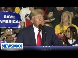 Read more about the article Trump addresses victims of Hurricane Ian at ‘Save America’ rally event in Michigan