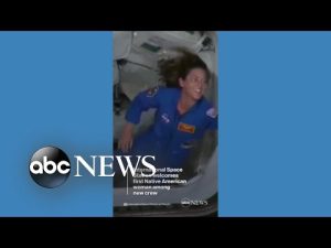 Read more about the article Space station welcomes 1st Native American woman