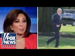 Read more about the article Judge Jeanine: Biden ‘literally running away’ from reporters asking about ‘Armageddon’