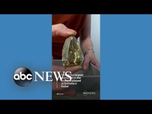 Read more about the article Sotheby’s unveils sparkly yellow diamond in Dubai
