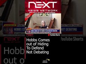 Read more about the article Hobbs Comes out of Hiding To Defend Not Debating #shorts