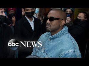 Read more about the article Antisemitic protesters are condemned amid growing backlash to Ye remarks