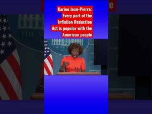 Read more about the article Karine Jean-Pierre: Biden’s policies are ‘very popular’ #shorts