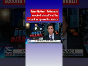 Read more about the article Jesse Watters demolishes Fetterman’s debate performance #shorts